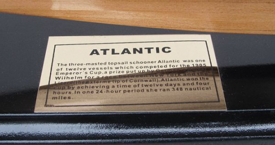 Segelschiff Atlantic L: 71cm, H: 56cm