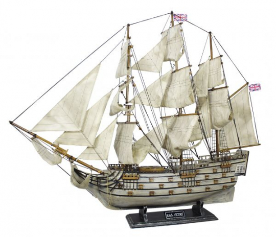 Schiffsmodell - H.M.S.Victory L: 86cm, H: 74cm