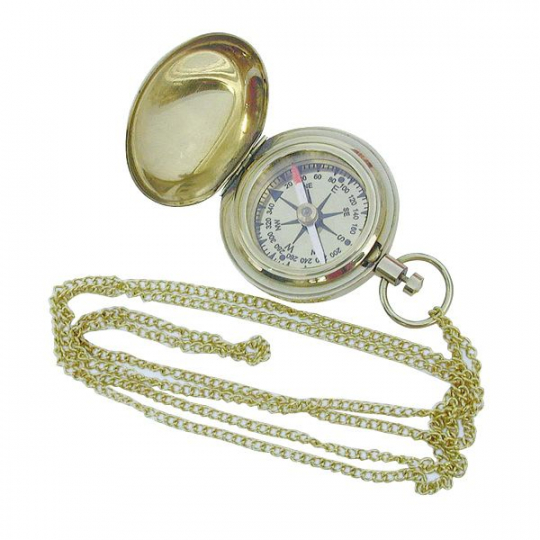 Kompass mit Kette