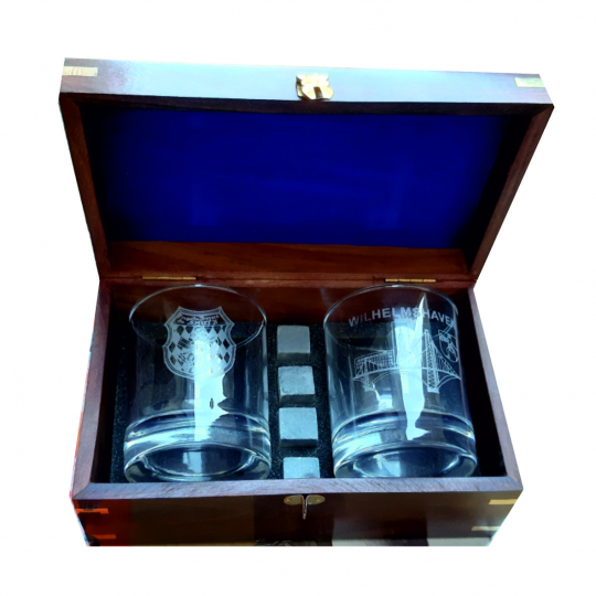 Massive Holzschatulle aus hochwertigem Sheesham Holz