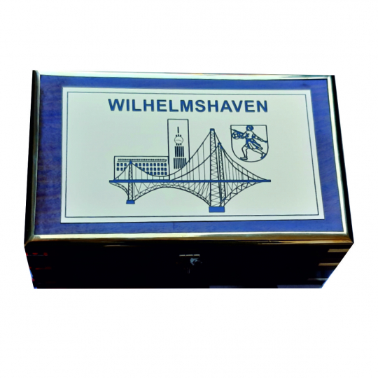 Massive Holzschatulle aus hochwertigem Sheesham Holz