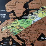 Weltkarte zum Rubbeln 82x59cm