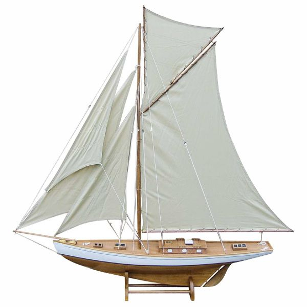 Segel-Yacht L: 125cm, H: 135cm