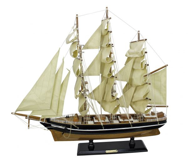 Segelschiff - Cutty Sark L: 55cm, H: 50cm