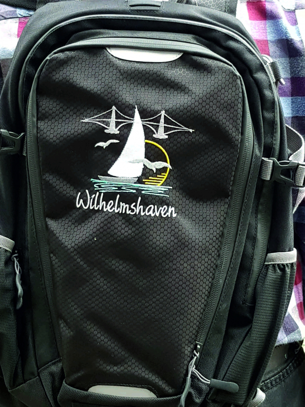 Rucksack bestickt mit Wilhelmshaven-Motiv Quadra SLX® 20 Litre Daypack