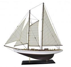 Segel-Yacht L: 71cm, H: 74cm