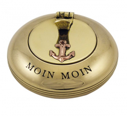 Taschen Klappascher Moin Moin Messing