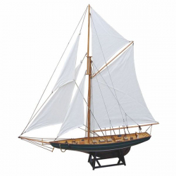 Segelyacht  L: 85cm, H: 92,5cm