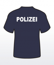 T-Shirt mit Behördenaufdruck 1-zeilig