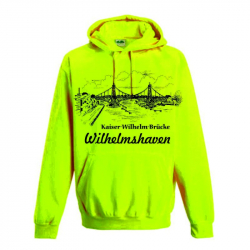 Hoodie Electric Pink Kaiser-Wilhelm-Brücke Wilhelmshaven