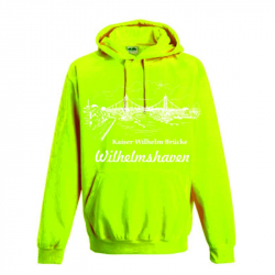 Hoodie Electric Pink Kaiser-Wilhelm-Brücke Wilhelmshaven